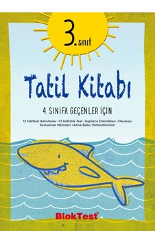 3.Sınıf Tatil Kitabı-4.Sınıfa Geçenler için- Bloktest Yayınları 3.Sınıf Tatil Kitabı-4.Sınıfa Geçenler için- Bloktest Yayınları