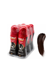 World Likit Ayakkabı Boyası Koyu Kahve Süet 75ml- 6'li Paket