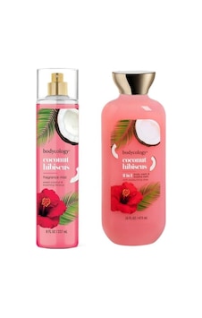 Bodycology Coconut Hibiscus Hindistan Cevizli Hibiskus Kadın Vücut Spreyi + Duş Jeli Hibiscus - Hindistan Cevizi