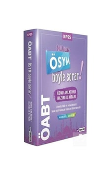 ÖABT ÖSYM Böyle Sorar Muallim Konu Anlatımı Çıkmış Soru Bankası - Necmi Kobya - DDY Yayınları