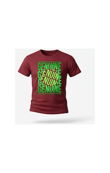 Urbantrendstore Unisex Beyaz Genuine Baskılı Oversize Fit Rahat Geniş Salaş T-shirt Günlük Tişört Bordo Urbantrendstore Unisex Beyaz Genuine Baskılı Oversize Fit Rahat Geniş Salaş T-shirt Günlük Tişört Bordo