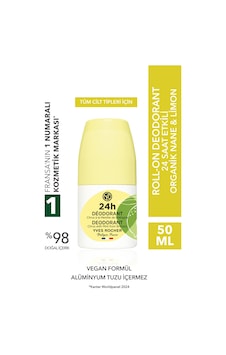 Yves Rocher Ter Kokusu Önleyici 24 Saat Etkili Kadın-erkek Roll-on Deodorant- Organik Nane&limon-57136 50 Ml Yves Rocher Ter Kokusu Önleyici 24 Saat Etkili Kadın-erkek Roll-on Deodorant- Organik Nane&limon-57136 50 Ml
