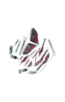 Tvs Ntorq 125 Arma Sticker Amblem Yazı Seti Kırmızı