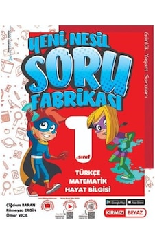 Kırmızı Beyaz Soru Fabrikası (Bankası) Tüm Dersler 1.Sınıf
