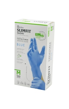Reflex Slimfit Glove Kod-026 M Mavi Pudrasız Muayene Eldiven 100lü Bx40 Reflex Slimfit Glove Kod-026 M Mavi Pudrasız Muayene Eldiven 100lü Bx40