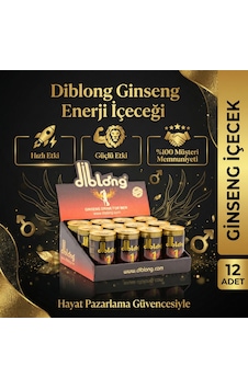 Diblong Ginseng Performans Enerji İçeceği - 12 Adet Gizli Gönderim Diblong Ginseng Performans Enerji İçeceği - 12 Adet Gizli Gönderim