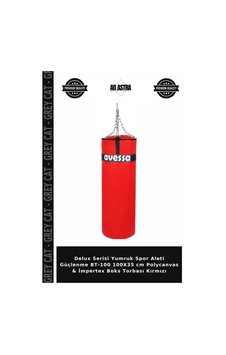 Delux Serisi Yumruk Spor Aleti Güçlenme Bt-100 100x35 Cm Polycanvas & İmpertex Boks Torbası Kırmızı Delux Serisi Yumruk Spor Aleti Güçlenme Bt-100 100x35 Cm Polycanvas & İmpertex Boks Torbası Kırmızı