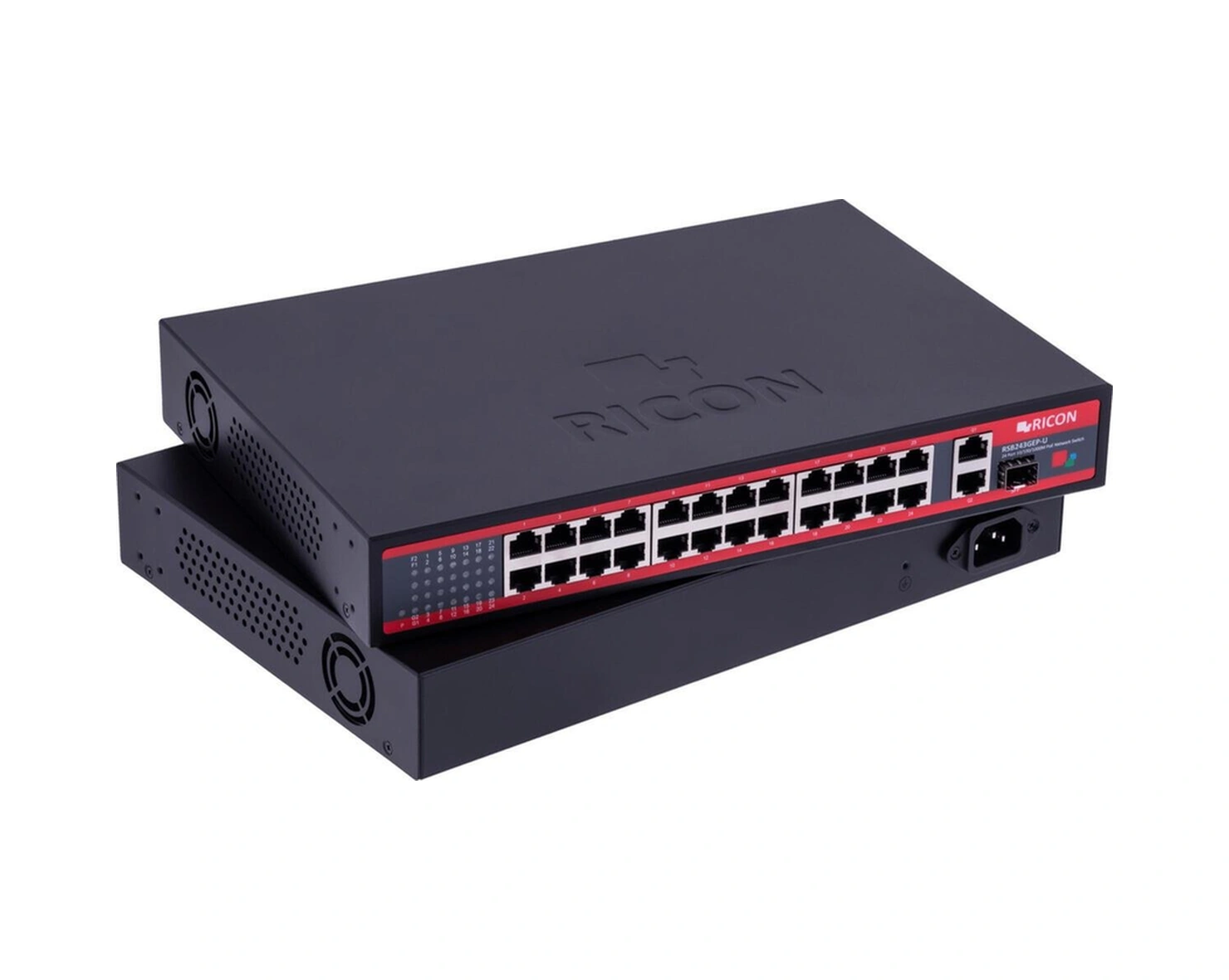 Ricon Rsb243gep+u 24 Port Power Over Ethernet Unmanaged Switch-115237 Ricon Rsb243gep+u 24 Port Power Over Ethernet Unmanaged Switch-115237