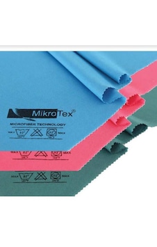 Mikrotex Mikrofiber Cam Bezi 2 Adet Çok Renkli 40 x 50 CM Mikrotex Mikrofiber Cam Bezi 2 Adet Çok Renkli 40 x 50 CM