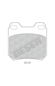 Disk Balata Opel Vectra B, Omega Arka - Disk Balata Opel Vectra B, Omega Arka -