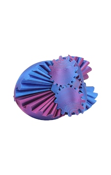 3d Baskılı Dişli Top Pla Malzeme, Stres Giderici Dönme Oyuncağı, Taşınabilir Spinner Küre Mavi 3d Baskılı Dişli Top Pla Malzeme, Stres Giderici Dönme Oyuncağı, Taşınabilir Spinner Küre Mavi