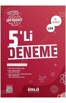 8. Sınıf LGS 5 Lİ Deneme US -TEROİT - ÜNLÜ Yayınları 8. Sınıf LGS 5 Lİ Deneme US -TEROİT - ÜNLÜ Yayınları