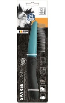 M-Pets 10105499 Sparse Comb Köpek Tarağı 22 CM Mavi
