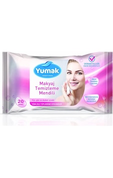 Yumak Makyaj Temizleme Mendili 20'li Yumak Makyaj Temizleme Mendili 20'li