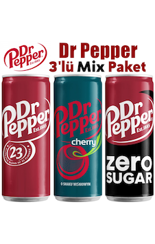 Dr Pepper 3'lü Mix Paket