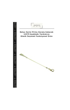 Astrid T Delux Serisi Pirinç Kerata Çekecek 11579 Ayakkabı Yardımcısı Klasik Seçenek Fonksiyonel Ürün Astrid T Delux Serisi Pirinç Kerata Çekecek 11579 Ayakkabı Yardımcısı Klasik Seçenek Fonksiyonel Ürün