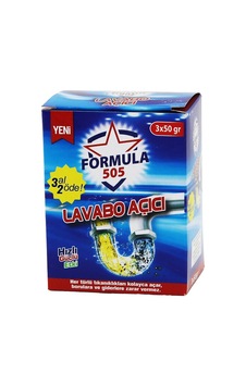 Formula-505 Granül - Toz Lavabo Açıcı 3x50gr 5131