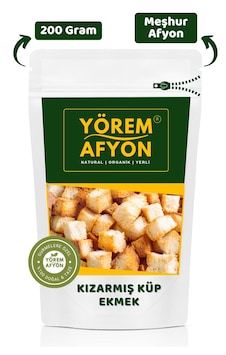 Yörem Afyon Meşhur Afyonkarahisar Ekşi Mayalı Tam Buğday Unu Köy Ekmeğinden Kızarmış Küp Ekmek Krutona 200gr. Yörem Afyon Meşhur Afyonkarahisar Ekşi Mayalı Tam Buğday Unu Köy Ekmeğinden Kızarmış Küp Ekmek Krutona 200gr.