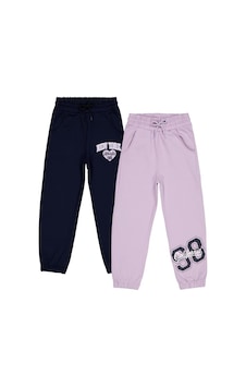 Civil Girls New York Baskılı 2'li Set 6-9 Yaş Eşofman Altı Çok Renkli Civil Girls New York Baskılı 2'li Set 6-9 Yaş Eşofman Altı Çok Renkli