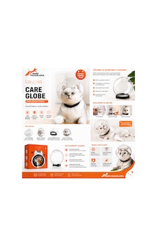 Lavimo Care Globe Kedi Bakım Küresi Şeffaf Koruyucu Kedi Başlığı, Tırnak Kesimi Ve Bakım Aparatı