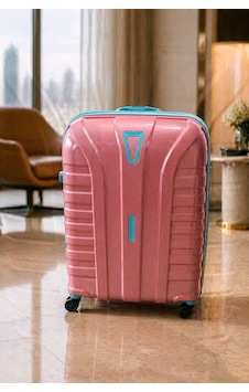 Albatros Monalisa Home Polipropilen Kabuk Kırılmaz Orta Boy Valiz Mavi - Siyah Albatros Monalisa Home Polipropilen Kabuk Kırılmaz Orta Boy Valiz Mavi - Siyah