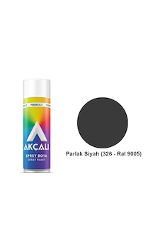 Akçalı Sprey Boya Parlak Siyah Akçalı Sprey Boya Parlak Siyah