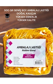 500 Gr Geniş Boy Ambalaj Lastiği Doğal Kauçuk Yüksek Esneklik Yüksek Kalite