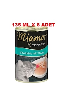 Miamor Vd Ton Balıklı Kedi Çorbası 135 ML x 6 Miamor Vd Ton Balıklı Kedi Çorbası 135 ML x 6