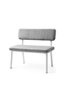 Sırtlı Bench Puf Metal Ayaklı Babyface Kumaş 40cmx95cm Sırtlı Bench Puf Metal Ayaklı Babyface Kumaş 40cmx95cm