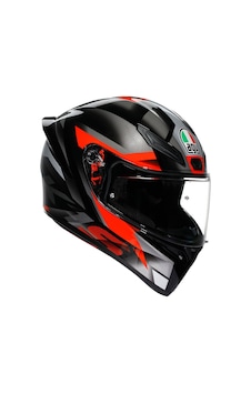Agv K1s Fastlap Kapalı Kask Gri - Kırmızı - Siyah Agv K1s Fastlap Kapalı Kask Gri - Kırmızı - Siyah