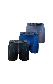 Kenn Paul 3 Lü Modal Erkek Boxer Seti-siyah-lacivert-füme Çok Renkli Kenn Paul 3 Lü Modal Erkek Boxer Seti-siyah-lacivert-füme Çok Renkli
