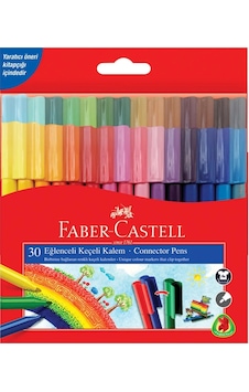 Faber-Castell Eğlenceli Keçeli Kalem 30 Renk Faber-Castell Eğlenceli Keçeli Kalem 30 Renk