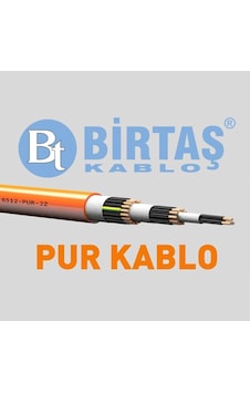 Birtaş Ef6512-pur-5x2.5 ,kesit 2.5mm² 5-damar/çok Telli Ağırşart Hareketli Pur Kablo Birtaş Ef6512-pur-5x2.5 ,kesit 2.5mm² 5-damar/çok Telli Ağırşart Hareketli Pur Kablo