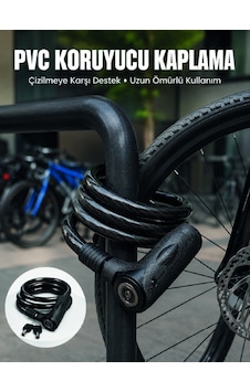 24 Mm Kalın Çelik Halat İle Motosiklet Ve Bisikletiniz İçin Güçlü Güvenlik Diğer 24 Mm Kalın Çelik Halat İle Motosiklet Ve Bisikletiniz İçin Güçlü Güvenlik Diğer