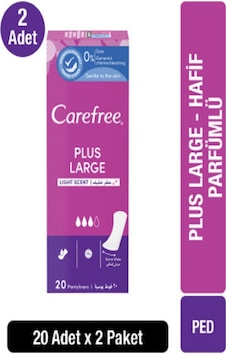 Carefree Refresh Maxi Günlük Ped 20'li x2 Carefree Refresh Maxi Günlük Ped 20'li x2