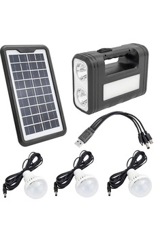 Gd-8017t Solar Panelli 3 Ampullü Solar Aydınlatma Sistemi Gd-8017t Solar Panelli 3 Ampullü Solar Aydınlatma Sistemi