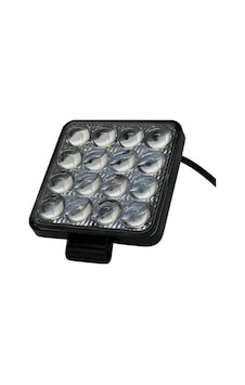 Off Road Beyaz Işık Sis Farı Lambası 16 Led Kare Off Road Beyaz Işık Sis Farı Lambası 16 Led Kare