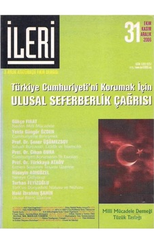 İleri 3 Aylık Atatürkçü Fikir Dergisi Türkiye Cumhuriyeti'ni Korumak İçin Ulusal Seferberlik Çağrısı İleri 3 Aylık Atatürkçü Fikir Dergisi Türkiye Cumhuriyeti'ni Korumak İçin Ulusal Seferberlik Çağrısı