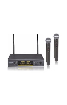 König K-402 E-E Uhf Çift Kanal 2'li El Mikrofonu König K-402 E-E Uhf Çift Kanal 2'li El Mikrofonu