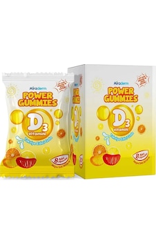 Miraderm Power Gummies D3 Vitamin İçeren Takviye Edici Gıda 64 Jel Form Miraderm Power Gummies D3 Vitamin İçeren Takviye Edici Gıda 64 Jel Form