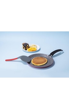 Tantitoni 2 Parça Granit Krep-pankek Tava 24cm Ve Joıe Spatula Seti Vişne Tantitoni 2 Parça Granit Krep-pankek Tava 24cm Ve Joıe Spatula Seti Vişne