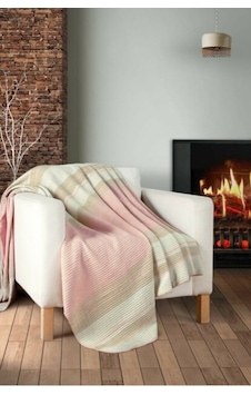 Örgü Pudra Tek Kişilik Battaniye 150x200 & Örgü Battaniye Örgü Pudra Tek Kişilik Battaniye 150x200 & Örgü Battaniye
