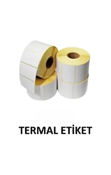 30x40 Termal Etiket 3000 Sarım 1 Rulo En 30 Boy 40 3'lü Bitişik 30x40 Termal Etiket 3000 Sarım 1 Rulo En 30 Boy 40 3'lü Bitişik