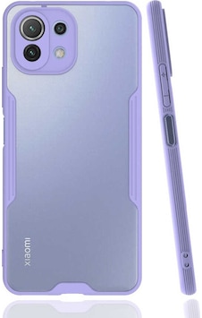 Mi 11 Lite Kılıf Kamera Korumalı Ultra İnce Buzlu Mat Renkli Silikon Kapak Parfe