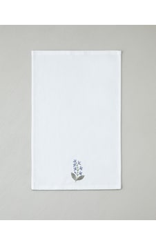 Petalia Pamuk Polyester Nakışlı Kurulama Bezi 30x50 Cm Mavi Petalia Pamuk Polyester Nakışlı Kurulama Bezi 30x50 Cm Mavi