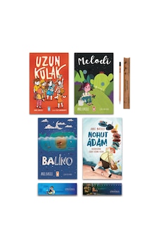 Timaş Çocuk Uzun Kulak - Nohut Adam - Melodi - Balino Set 4 Kitap Timaş Çocuk Uzun Kulak - Nohut Adam - Melodi - Balino Set 4 Kitap