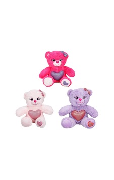 Renkli Sevimli Peluş Ayıcık 26 cm.  1 Adet Fiyatıdır