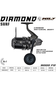 Wily Diamond 9000 Olta Makinası 8+1 Bb Wily Diamond 9000 Olta Makinası 8+1 Bb