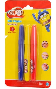 3 Renk Yüz Boyası Diğer 3 Renk Yüz Boyası Diğer