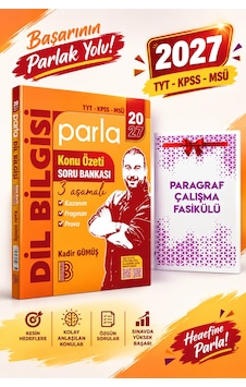 Benim Hocam 2027 Parla Dil Bilgisi Tamamı Video Çözümlü Soru Bankası Benim Hocam 2027 Parla Dil Bilgisi Tamamı Video Çözümlü Soru Bankası